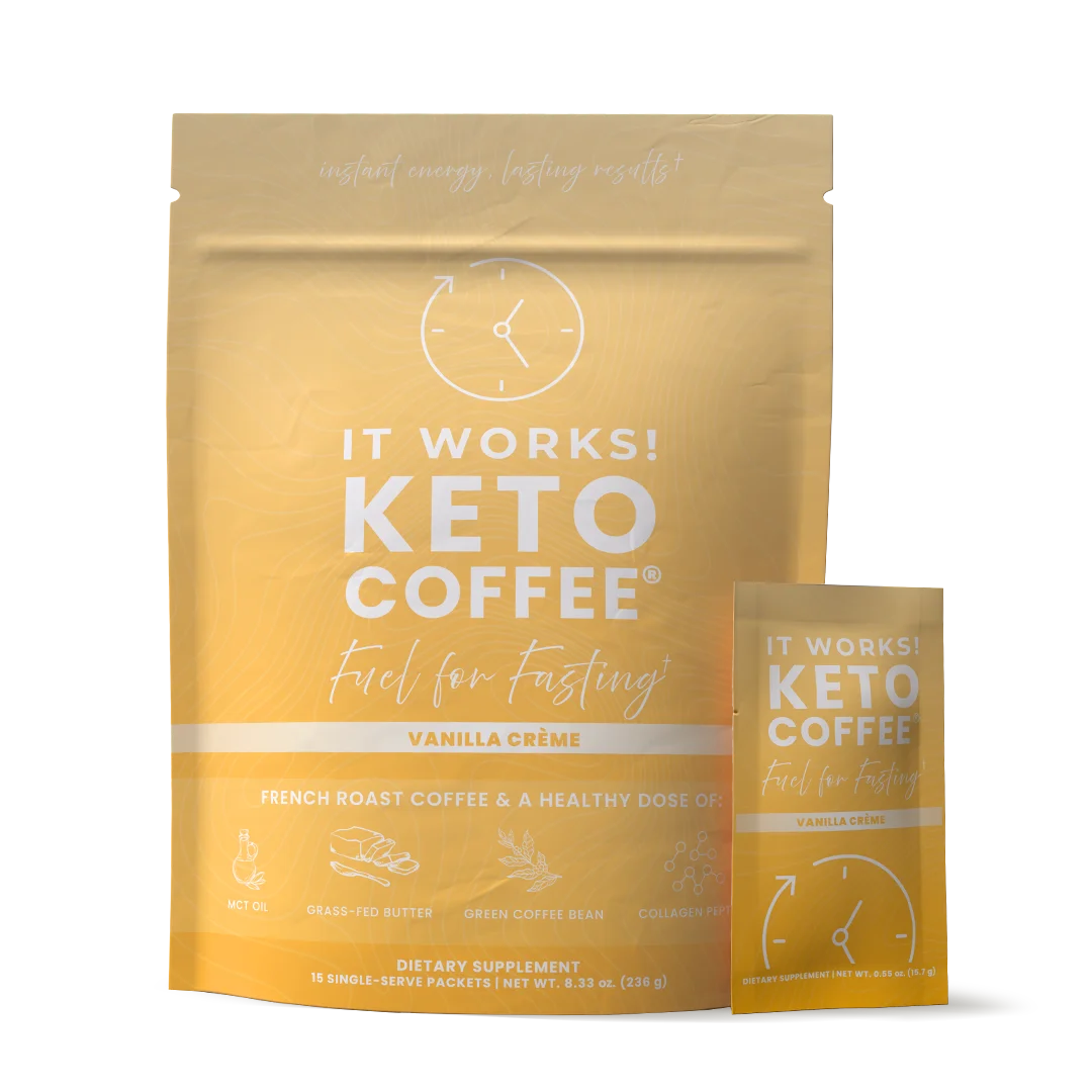 IT WORKS! Keto Coffee – Vanilla Creme (30 Servings)